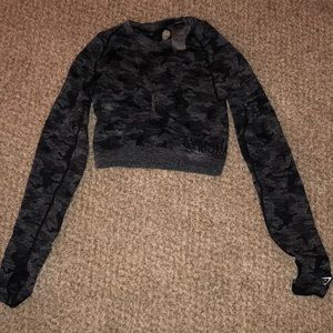 Gymshark Camo Crop Top